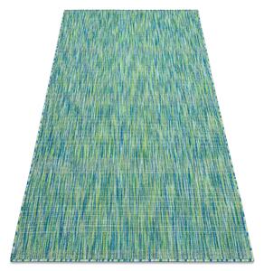 Moderný šnúrkový koberec FISY SIZAL 20777 Pásiky, modrý