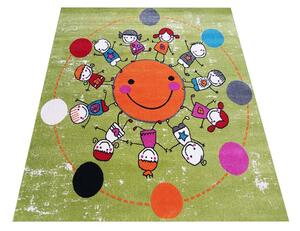 Farebný koberec do detskej izby Sole Rozmer: 200x200 cm