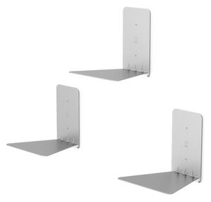 Kovové police v súprave 3 ks v striebornej farbe 14 cm Conceal – Umbra
