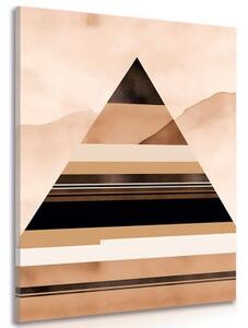 Obraz abstraktné tvary pyramída - 40x60