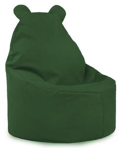 Kreslo pre deti Teddy tmavozelené