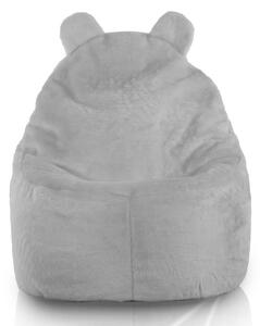 Kreslo pre deti Teddy Yeti sivé