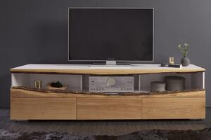 Dizajnový TV stolík Kira 180 cm dub - biely