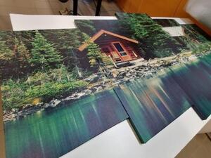 5-dielny obraz park Yoho v Kanade - 100x50