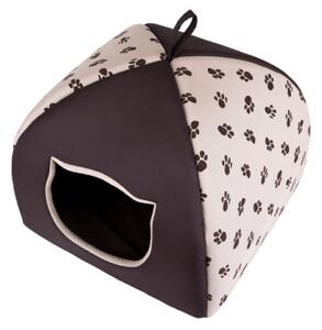 Domček pre mačku IGLOO R1 labky, béžový