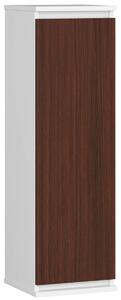 Ak furniture Závesná vitrína Star 30 cm biela/venge