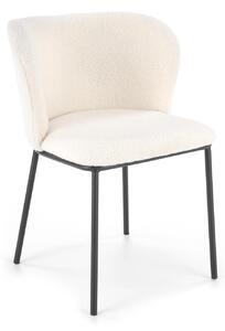 Elegantná jedálenská stolička Hema2058, krémová