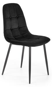 Halmar K417 stolička čierna velvet