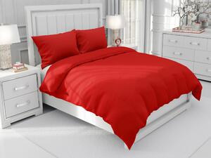Biante Bavlnené jednofarebné posteľné obliečky Moni MO-018 Červené Jednolôžko 140x200 a 70x90 cm