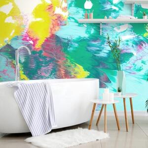 Samolepiaca tapeta abstrakcia v pastelových farbách - 150x100