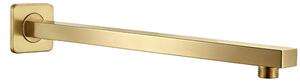 Sprchové rameno štvorcové REA JS-9022BG 40cm Brush Gold