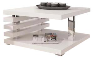 Konferenčný stolík GUIDE, 60x31x60 cm, biely