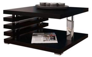 Konferenčný stolík GUIDE, 60x31x60 cm, čierny