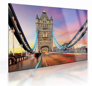 Sklenený obraz - Tower Bridge (70x50 cm)
