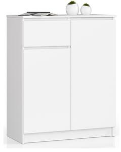 Komoda K80 2D 1SZ CLP biela