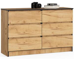 Komoda K120 6SZ CLP dub craft