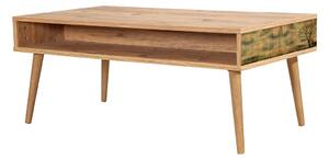 Hanah Home Konferenčný stolík Viva 110 cm hnedý