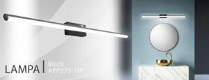 TooLight Kúpeľňové svietidlo 20W 100CM APP375-1W čierne