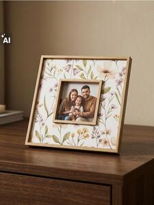 Sinsay - Rám na fotografie s kvetmi - béžová