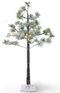 FLHF LED stromček Snežná borovica - 48 LED, 100cm