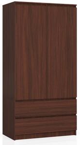 Skriňa S 90 cm 2D 2SZ CLP wenge