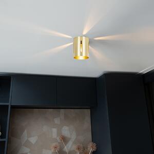 Dizajnové stropné svietidlo zlaté - Yana