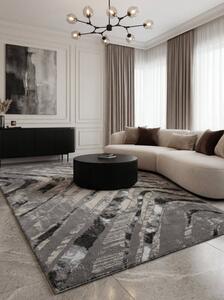 Dekorstudio Koberec do obývačky MONACO4, oceľovosivý Rozmer koberca: 60x100cm
