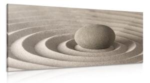 Obraz meditujúci kameň - 100x50