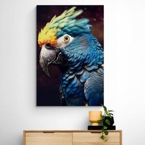 Obraz modro-zlatý papagáj - 40x60