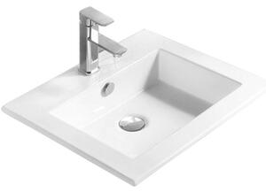 Mexen Salma umývadlo zapustené do dosky 54 x 47 cm, biela - 25395400