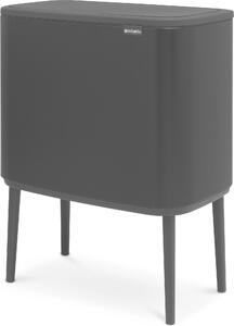 Odpadkový kôš Bo Touch Bin 11 l + 23 l čierny matný