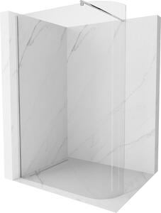Mexen Kioto, zaoblená sprchová zástena 80 x 200 cm, 8mm číre sklo, chrómový profil, 800-080-101-01-06