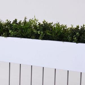 Balkónový hrantík BALKONA CLASSIC, sklolaminát, šírka 80 cm, biely