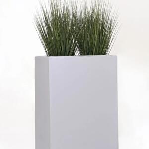Kvetináč ELEMENTO, sklolaminát, šírka 59 cm, biela
