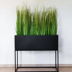 Kvetináč na stojane MAXI UP, sklolaminát, šírka 88 cm, antracit
