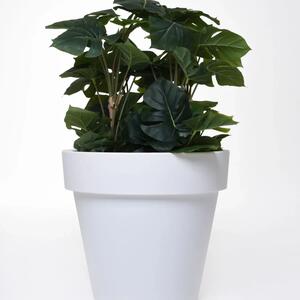 Kvetináč LEVANTA, plast, výška 35 cm, biela