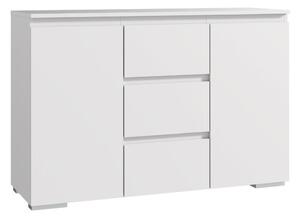 Komoda 120 cm, biela