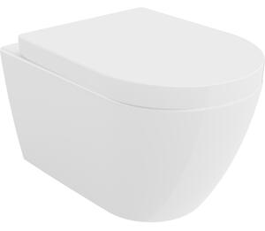Mexen Rico WC misa Rimless s pomaly padajúcim sedátkom tvrdá, biela - 30478000