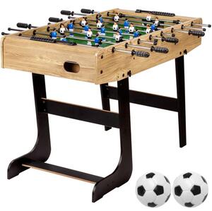 Stolný futbal BELFAST 121 x 101 x 79 cm - svetlé drevo