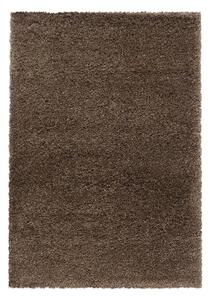 Tmavohnedý koberec 80x150 cm Fluffy – Ayyildiz Carpets