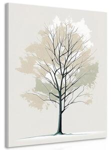 Obraz minimalistický strom - 40x60