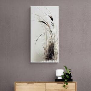 Obraz suchá tráva s nádychom minimalizmu - 50x100