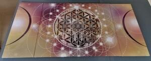 5-dielny obraz očarujúca Mandala - 100x50