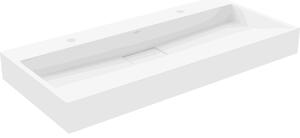 Mexen Ava umývadlo na dosku z konglomerátu 2/O 100 x 46 cm, Biela - 23011002
