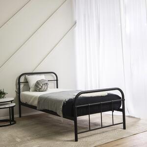 - Moderná posteľ PABLO FARBA: čierna, ROZMER: 90 x 200 cm