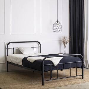 - Moderná posteľ PABLO FARBA: čierna, ROZMER: 120 x 200 cm
