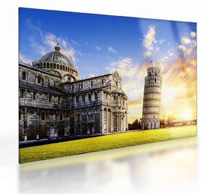 Sklenený obraz - Pisa (70x50 cm)
