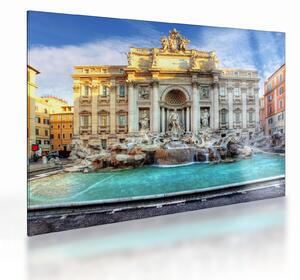 Sklenený obraz - Fontána di Trevi (70x50 cm)