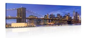 Obraz očarujúci most v Brooklyne - 150x50