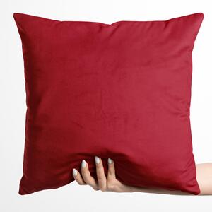 Biante Zamatová obliečka na vankúš Velvet Prémium SVP-038 Sýto červená 30 x 50 cm